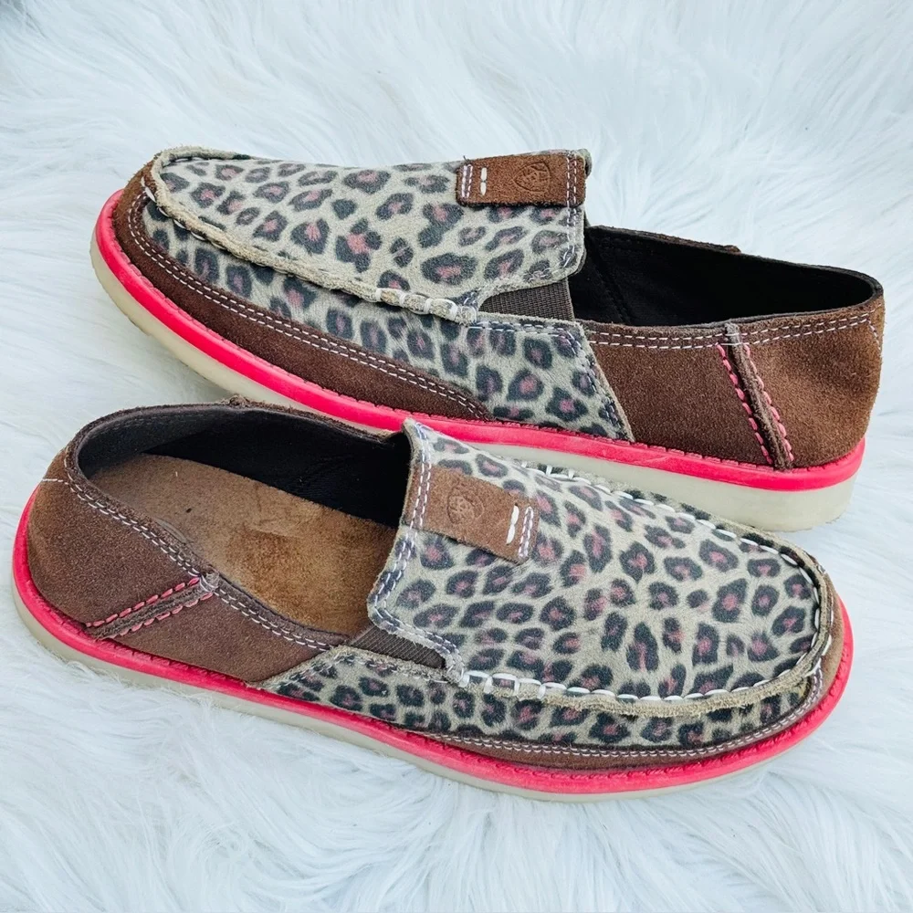 Kids Ariat Leopard Print Cruisers